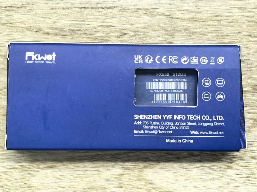 FX550 NVMe SSD 512GB M.2 SSD PCIe 3.0×4, Read Up to 3,200 MB/s, M2 2280 Internal Soild State Drive, Compatible with Desktop, Laptop and Mini PC, QLC NAND Flash