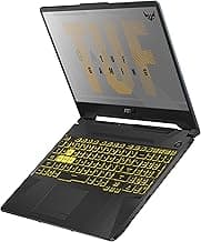 ASUS TUF Gaming A15 Gaming Laptop, 15.6” 144Hz FHD IPS-Type, AMD Ryzen 7 4800H, GeForce GTX 1660 Ti, 16GB DDR4, 512GB PCIe SSD, Gigabit Wi-Fi 5, Windows 10 Home, Metal, TUF506IU-ES74