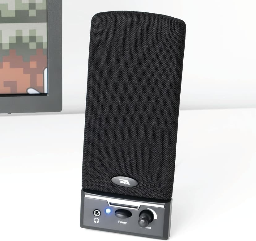 Cyber Acoustics CA-2014 Computer Speakers, Full Stereo Sound, Convenient Controls, Easy Setup
