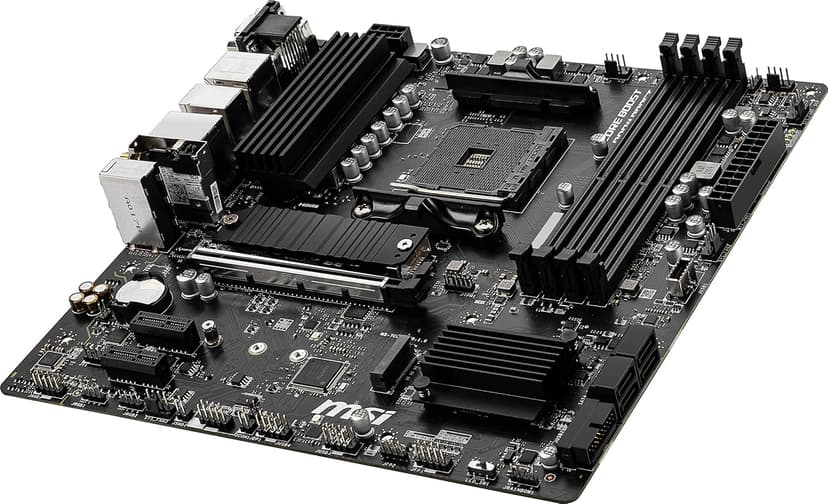 MSI B550M PRO-VDH WiFi ProSeries Motherboard (AMD Ryzen 5000, AM4, DDR4, PCIe 4.0, SATA 6Gb/s, M.2, USB 3.2 Gen 1, Wi-Fi, Bluetooth, D-SUB/HDMI/DP, Micro-ATX)