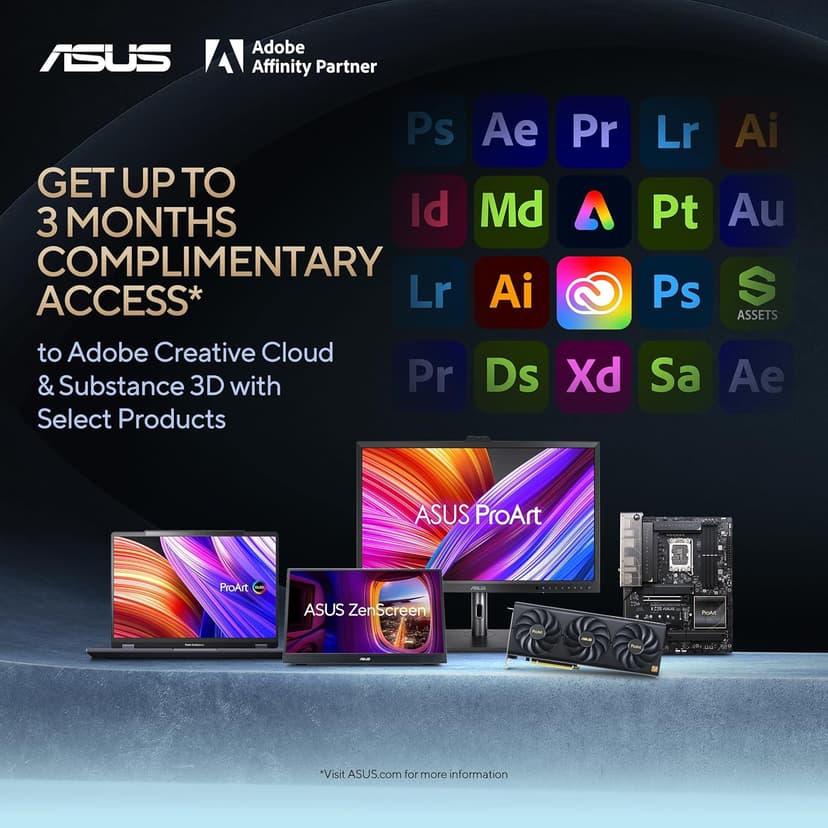 ASUS ProArt Display 32” 4K HDR Monitor (PA329CV) - UHD (3840 x 2160), IPS, 100% sRGB/Rec.709, ΔE < 2, Calman Verified, USB-C Power Delivery, DisplayPort, HDMI, USB 3.1 Hub, C-clamp, Height Adjustable