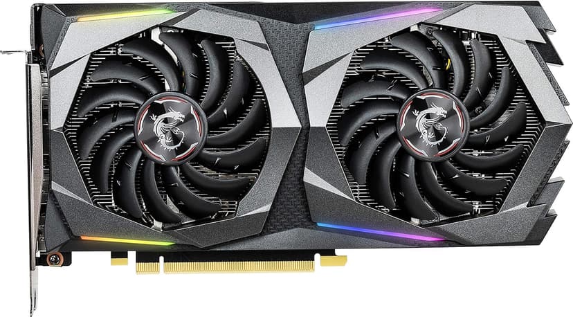 MSI Gaming GeForce GTX 1660 128-Bit HDMI/DP 6GB GDRR5 HDCP Support DirectX 12 Dual Fan VR Ready OC Graphics Card (GTX 1660 Gaming X 6G)
