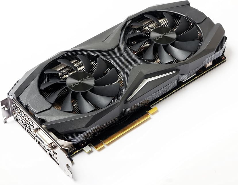 ZOTAC GeForce GTX 1080 AMP! Edition, ZT-P10800C-10P, 8GB GDDR5X Ice Storm Cooling, Metal Wraparound Carbon ExoArmor exterior, Ultra-wide 100mm Fans Gaming Graphics Card