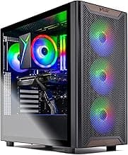 Skytech Chronos Gaming PC Desktop, Ryzen 7 7700 3.8 GHz (5.3GHz Turbo Boost), AMD RX 9070 XT 16GB GDDR6, 2TB Gen4 NVMe SSD, 32GB DDR5 RAM 6000 RGB, 850W Gold ATX 3.0 PSU, Wi-Fi, Win 11