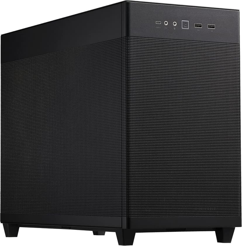 ASUS Prime AP201 33-Liter MicroATX Black case with Tool-Free Side Panels and a Quasi-Filter mesh, with Support for 360 mm Coolers, Graphics Cards up to 338 mm Long, and Standard ATX PSUs