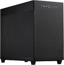 ASUS Prime AP201 33-Liter MicroATX Black case with Tool-Free Side Panels and a Quasi-Filter mesh, with Support for 360 mm Coolers, Graphics Cards up to 338 mm Long, and Standard ATX PSUs
