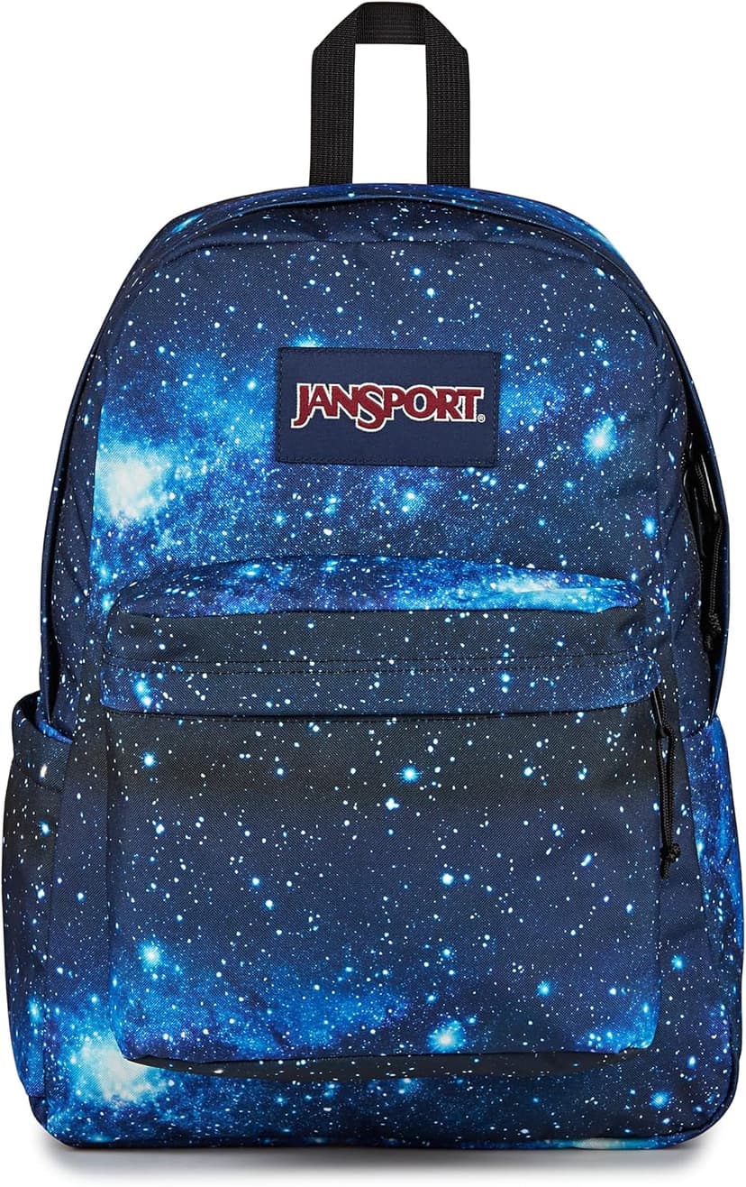 JanSport SuperBreak Plus Backpack with Padded 15-inch Laptop Sleeve and Integrated Bottle Pocket - Spacious and Durable Daypack for Work and Travel - Stellar Starfield