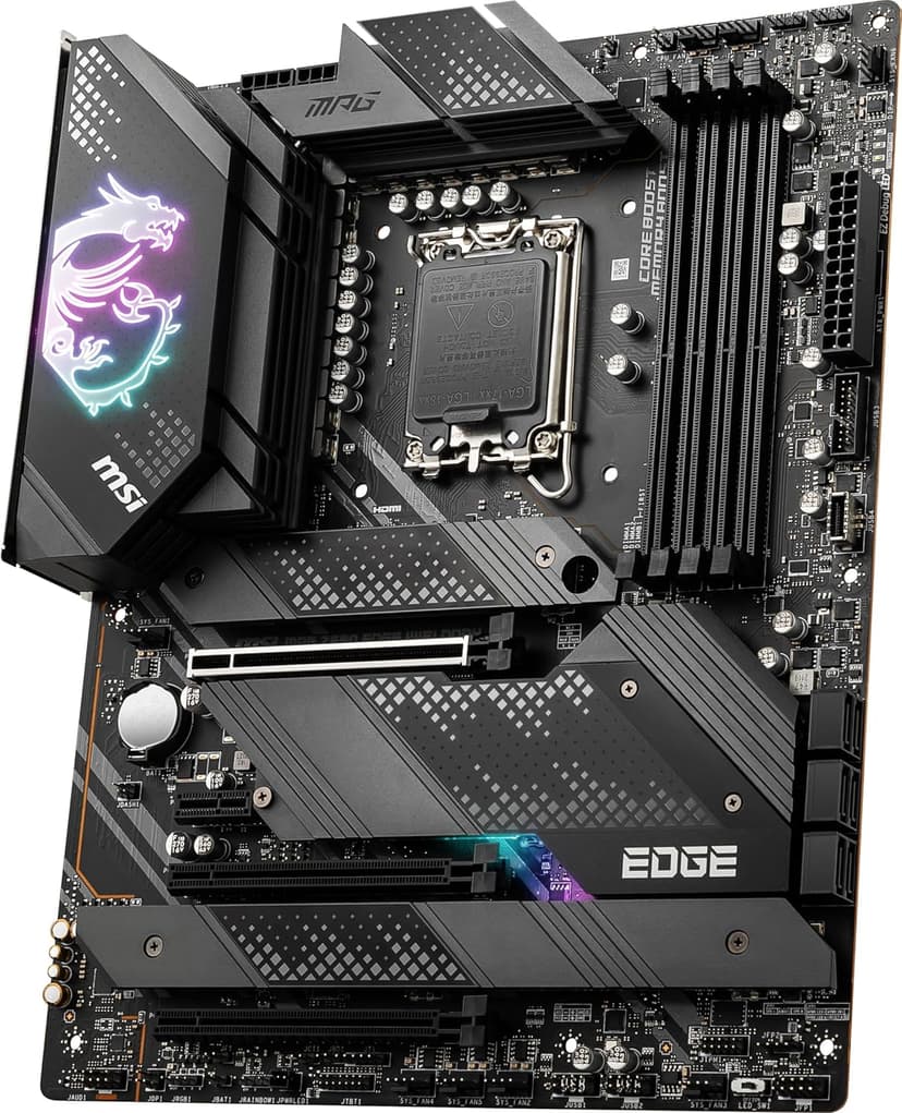 MSI MPG Z690 Edge WiFi DDR4 Gaming Motherboard (ATX, 12th Gen Intel Core, LGA 1700 Socket, DDR4, PCIe 4, CFX, M.2 Slots, Wi-Fi 6)