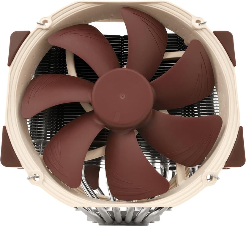 Noctua NH-D15, Premium CPU Cooler with 2X NF-A15 PWM 140mm Fans (Brown)