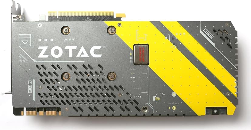 ZOTAC GeForce GTX 1080 AMP! Edition, ZT-P10800C-10P, 8GB GDDR5X Ice Storm Cooling, Metal Wraparound Carbon ExoArmor exterior, Ultra-wide 100mm Fans Gaming Graphics Card