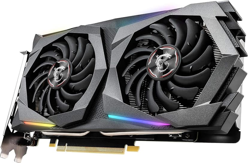 MSI Gaming GeForce GTX 1660 128-Bit HDMI/DP 6GB GDRR5 HDCP Support DirectX 12 Dual Fan VR Ready OC Graphics Card (GTX 1660 Gaming X 6G)