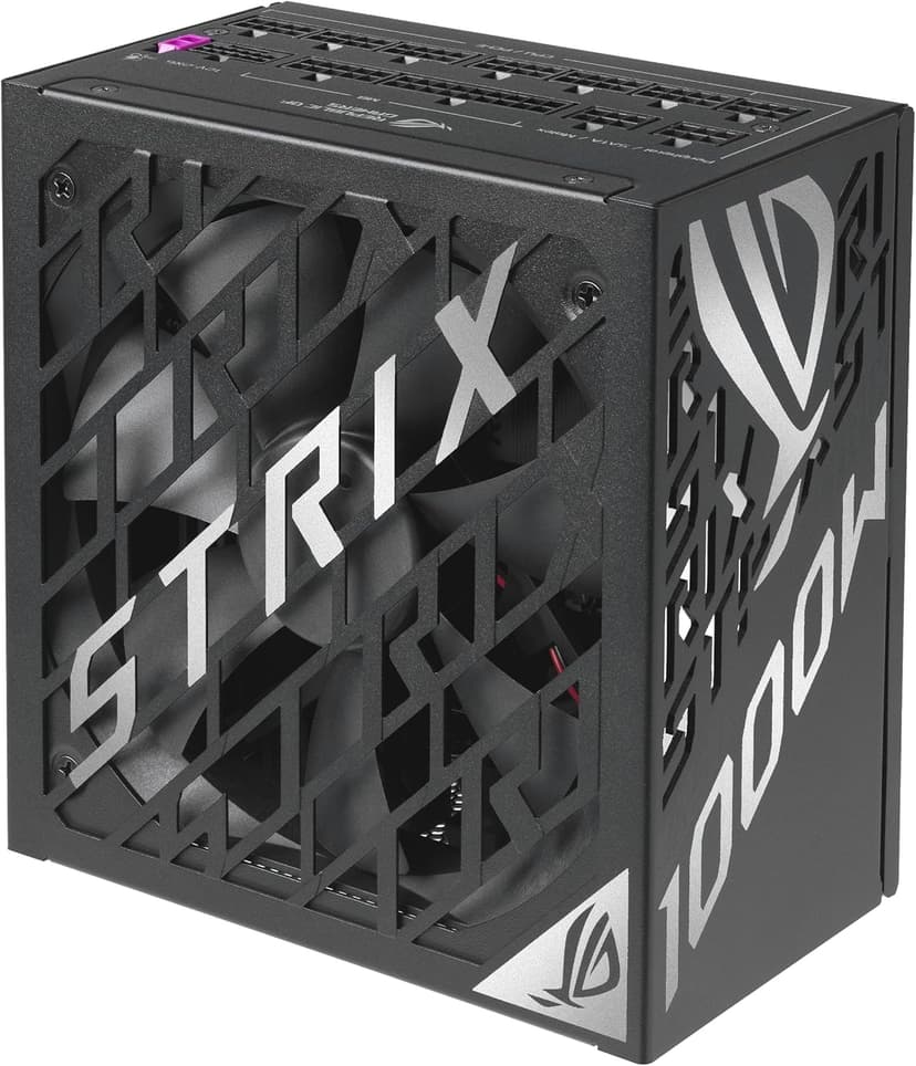 ASUS ROG Strix 1000W Platinum (Fully Modular Power Supply, 80 Plus Platinum Certified, ATX 3.1, Cybenetics Lambda A+, GaN MOSFET, GPU-First Intelligent Voltage Stabilizer, 10-Year Warranty)