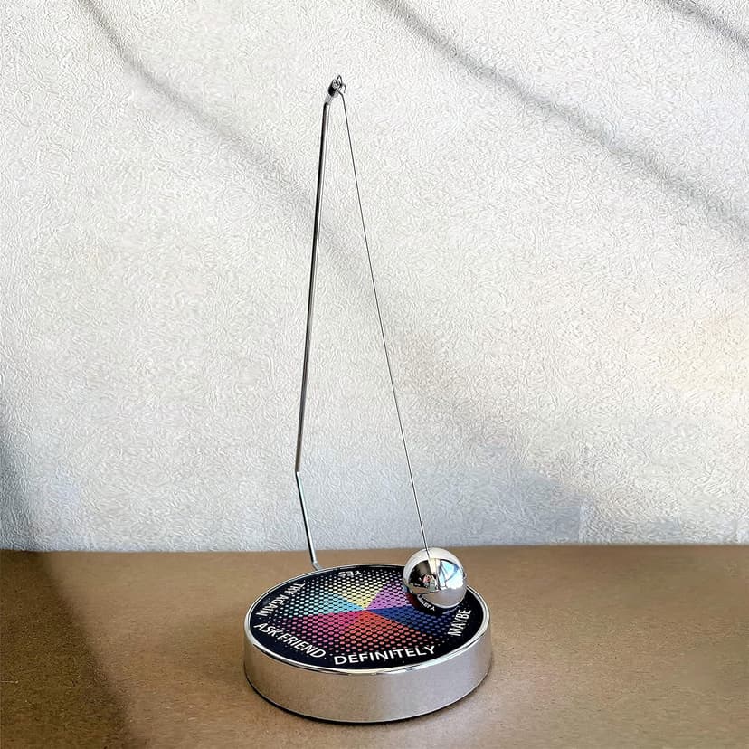 Magnetic Decision Maker Swing Pendulum Office Desk Decoration Toy,Novelty Gadget Gift
