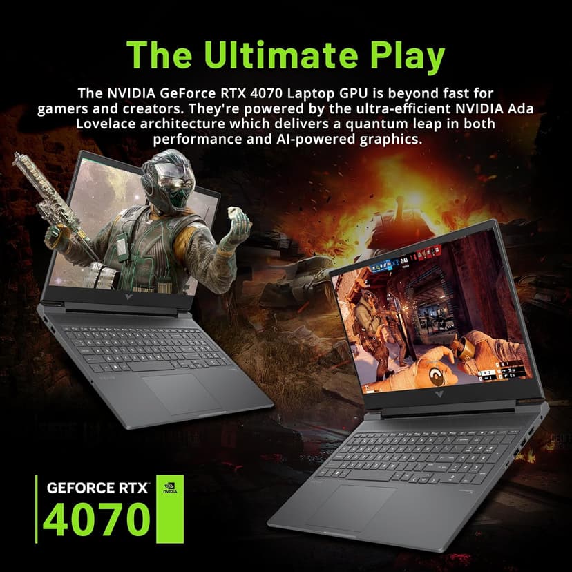 HP Victus 16.1" FHD 144Hz Gaming Laptop, AMD Ryzen 7-8845HS, 16GB DDR5, 512GB SSD, NVIDIA GeForce RTX 4070, Backlit Keyboard, FHD Camera, Wi-Fi 6, Win 11 Pro, Silver, 256GB Docking Station Set