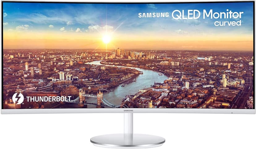 Samsung C34J791 34-inch QHD Ultrawide Curved Monitor with Thunderbolt 3, Mac ready (LC34J791WTNXZA) (Renewed)