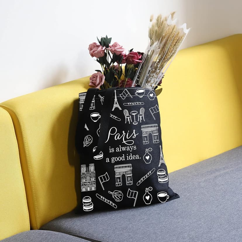 Paris City Skyline Zipper Pouch Makeup Bag - Paris tote