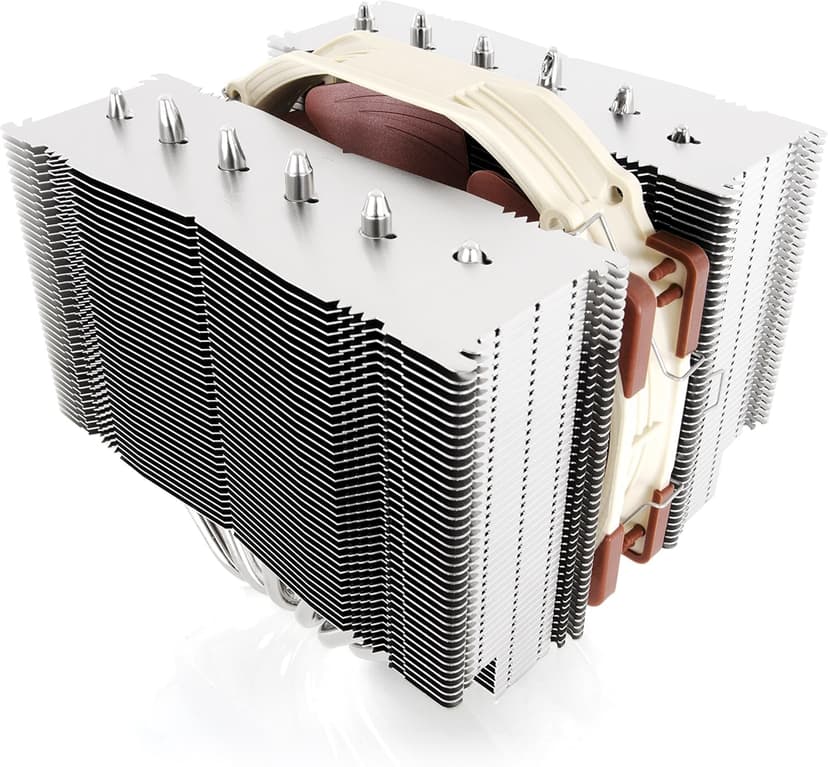 Noctua NH-D15S, Premium Dual-Tower CPU Cooler with NF-A15 PWM 140mm Fan (Brown)