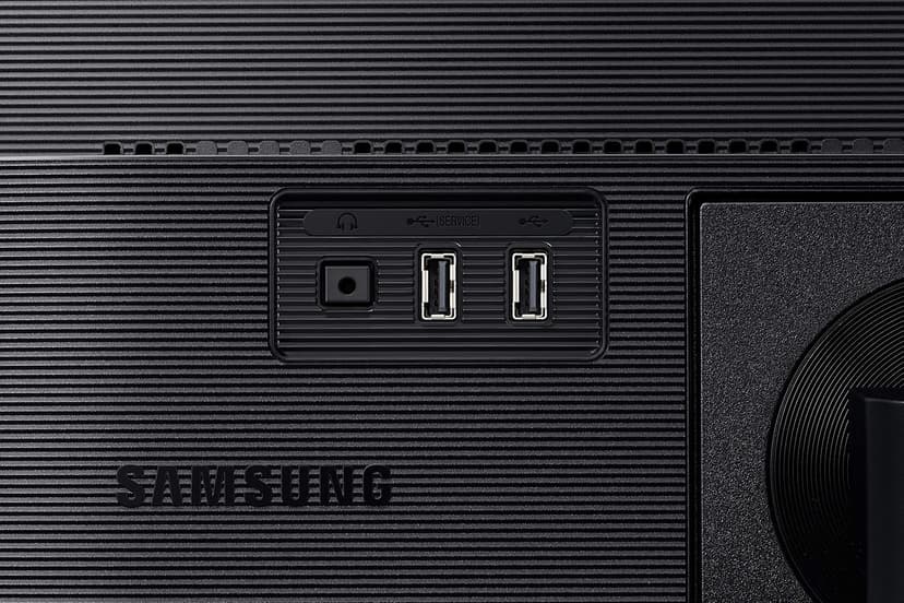 SAMSUNG FT45 Series 27-Inch FHD 1080p Computer Monitor, 75Hz, IPS Panel, HDMI, USB Hub, Height Adjustable Stand, 3 Yr WRNTY (LF27T450FQNXGO),Black